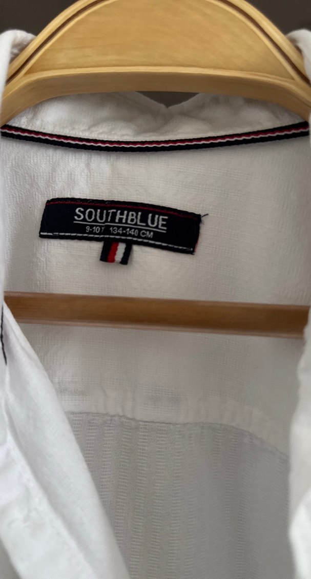 Düğmeli Beyaz Pamuklu Erkek Gömlek - Görsel 2