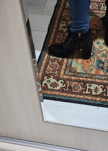 Ayakkabı Dünyasından Süet kadın bot 38 numara çok şık - Görsel 6