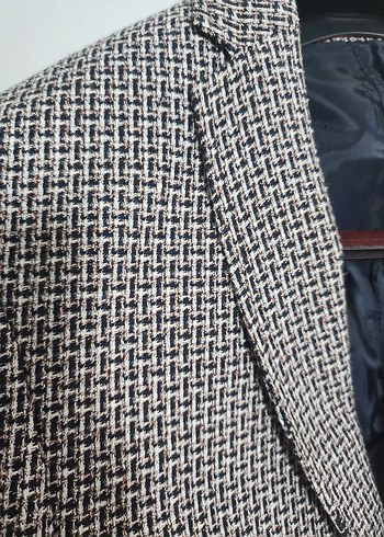 Desenli Erkek Blazer Ceket S beden - Görsel 3