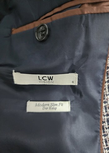 Desenli Erkek Blazer Ceket S beden - Görsel 7