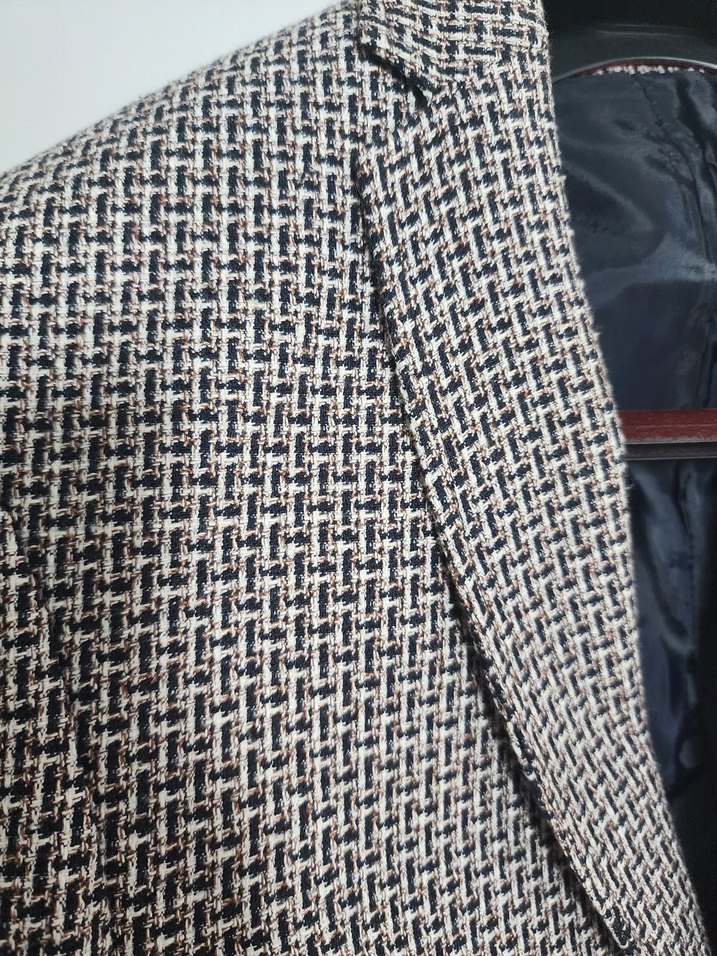 Desenli Erkek Blazer Ceket S beden - Görsel 3