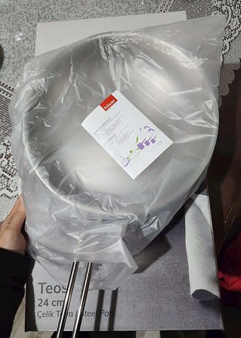 Hisar Teos 24 cm Çelik Tava - Görsel 3