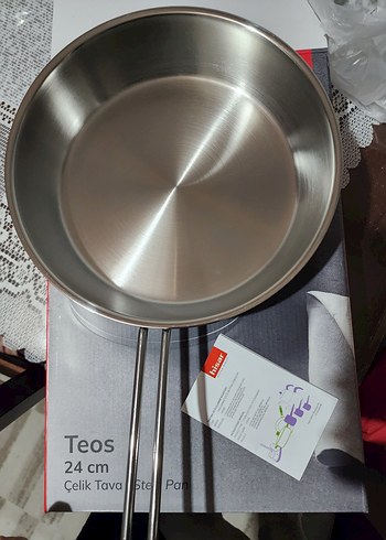 Hisar Teos 24 cm Çelik Tava - Görsel 4