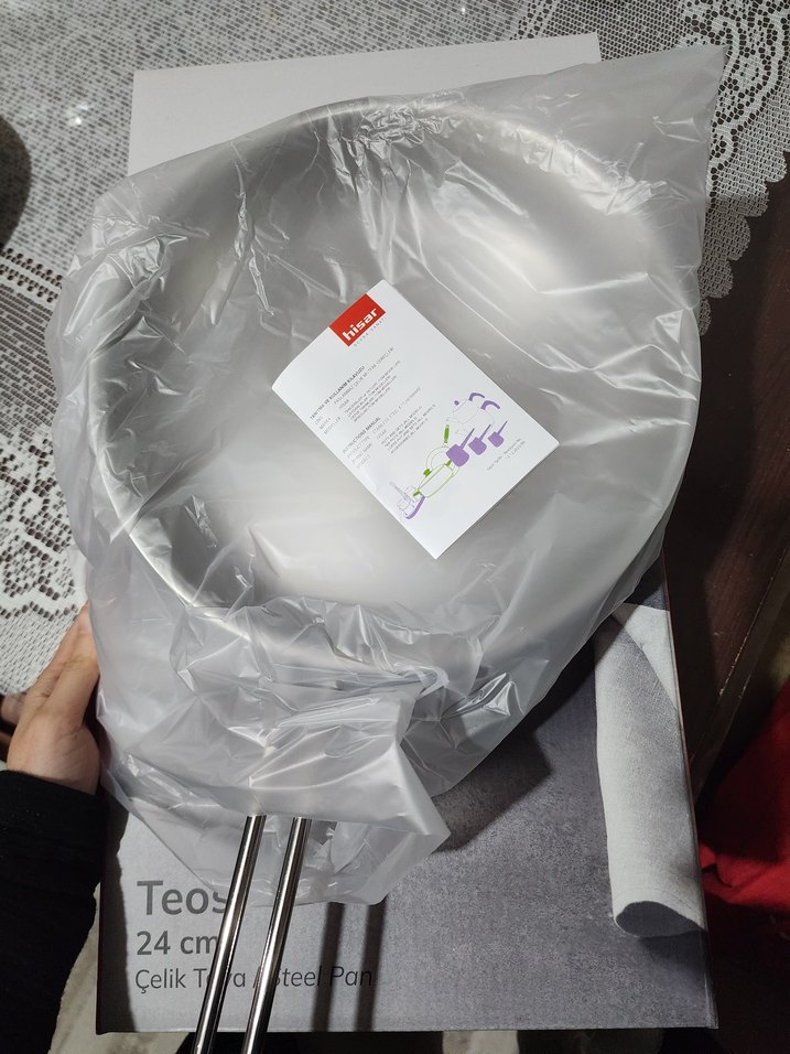 Hisar Teos 24 cm Çelik Tava - Görsel 3