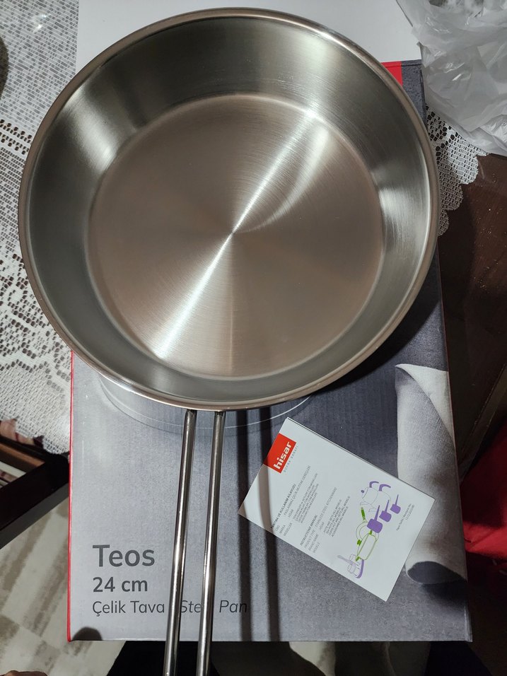 Hisar Teos 24 cm Çelik Tava - Görsel 4