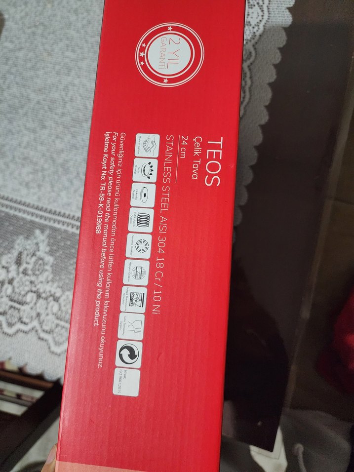 Hisar Teos 24 cm Çelik Tava - Görsel 2