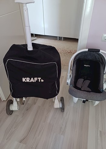 Kraft pocket Gri Bebek Arabası - Görsel 2