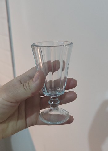 Ayaklı kahve yanı flüt bardak - Görsel 2