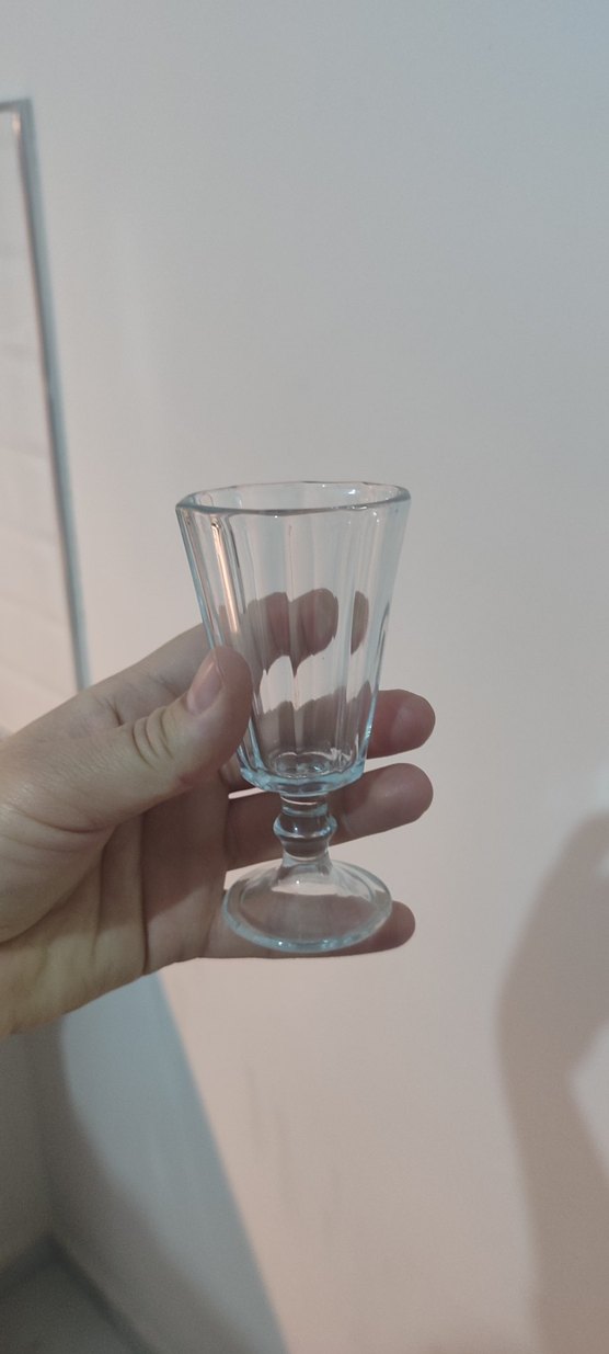 Ayaklı kahve yanı flüt bardak - Görsel 2