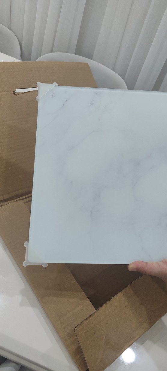 Mermer Desenli cam kesme tahtası - Görsel 4