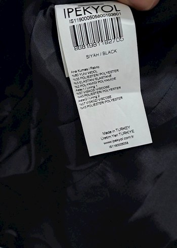 İpekyol yün karışımlı ceket,etek,panton - Görsel 6