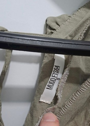 Mudo keten karışımlı tulum - Görsel 4