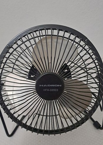 USB Bağlantılı Siyah Masaüstü Fan - Görsel 4