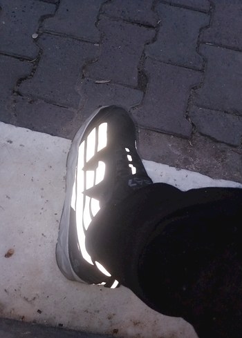 Erkek Gri Şeffaf Biker Stil Spor Ayakkabı EA7 ithal dir - Görsel 3