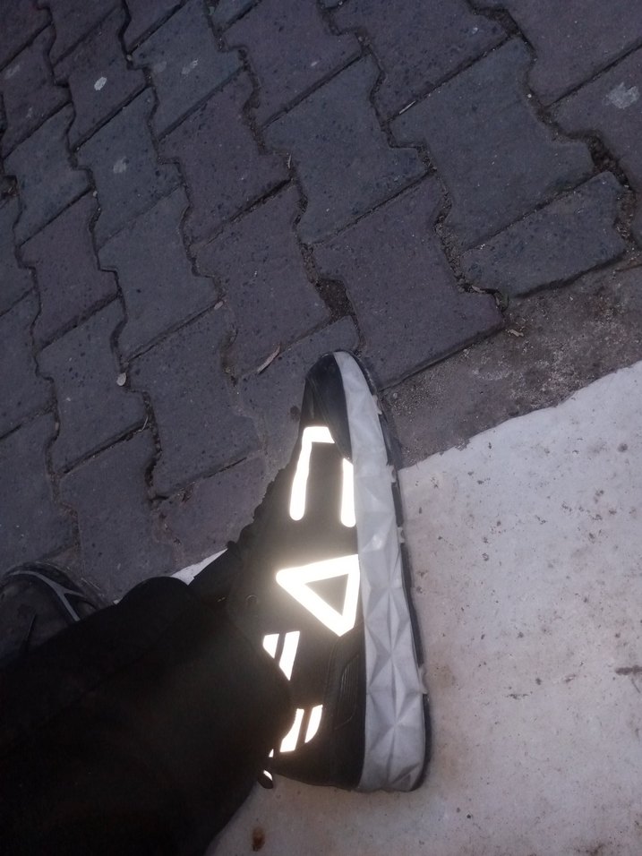 Erkek Gri Şeffaf Biker Stil Spor Ayakkabı EA7 ithal dir - Görsel 2