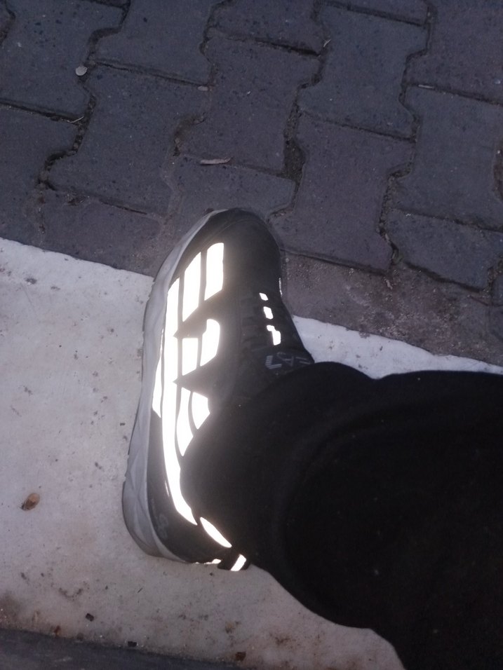 Erkek Gri Şeffaf Biker Stil Spor Ayakkabı EA7 ithal dir - Görsel 3