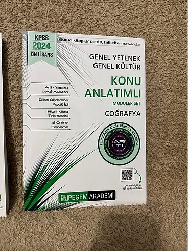 KPSS Pegem coğrafya konu anlatımı kitabı