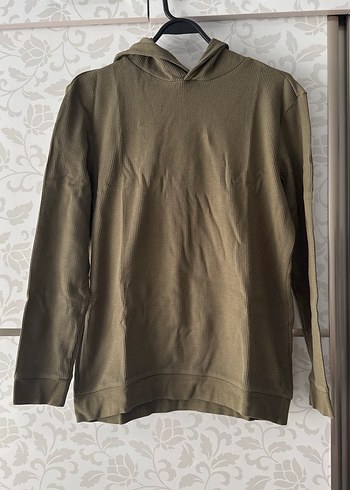 Unısex bershka Kapüşonlu Uzun Kollu Sweatshirt