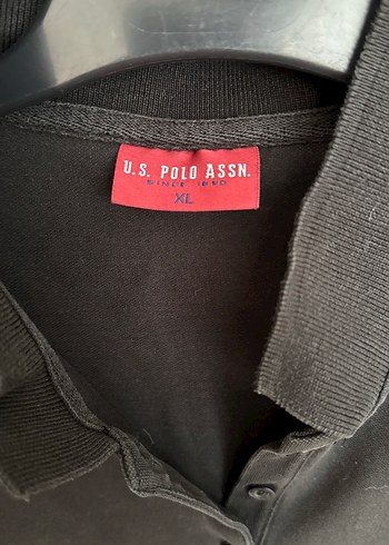 U.S Polo Assn. Siyah Kısa Kollu Kız Polo Tişört