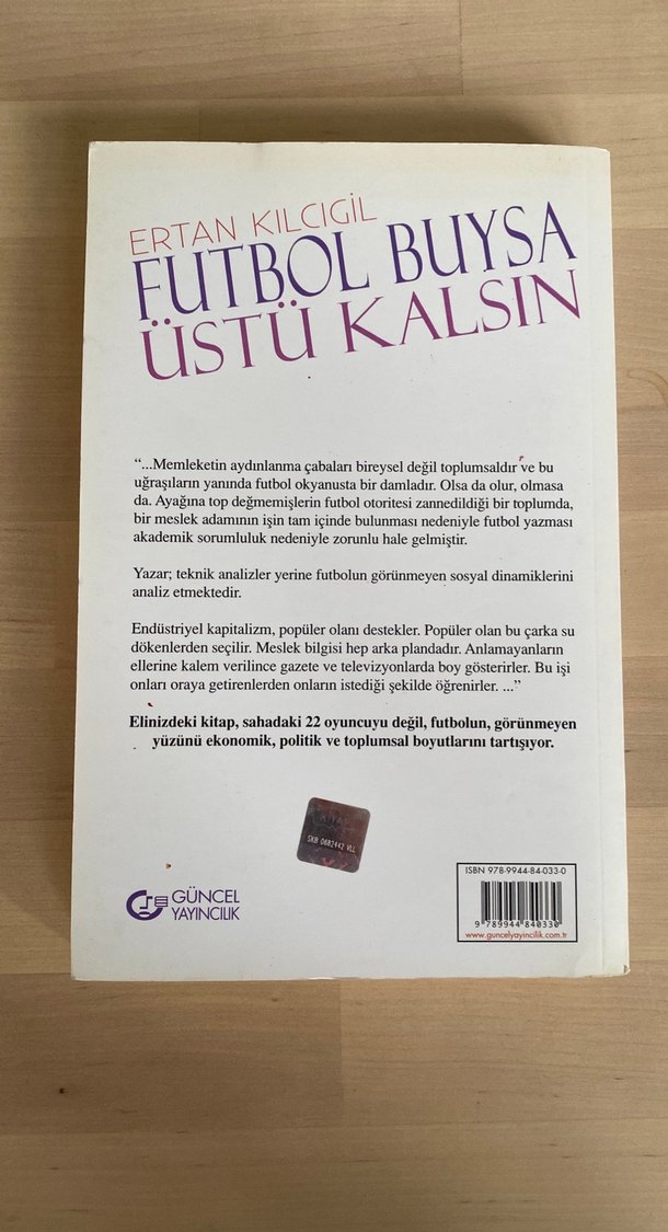 Futbol Buysa Üstü Kalsın - Ertan Kılcıgil - Görsel 2