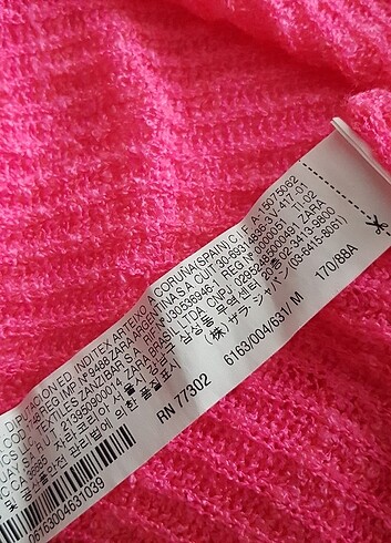 m Beden pembe Renk Zara Knit Kadın Kazak