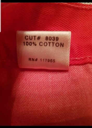 s Beden kırmızı Renk J Brand Şort
