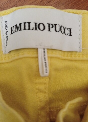 s Beden sarı Renk Emilio Pucci Pantolon