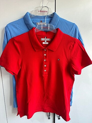 2 adet Tommy Hilfiger Polo yaka tişört