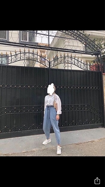 Aybikestil açık mavi jean
