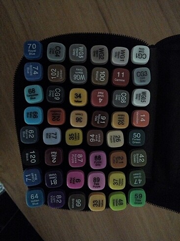 Beden 48 adet marker kalem (touch marker)