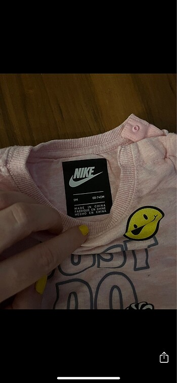 9 Ay Beden Nike tulum kız bebek