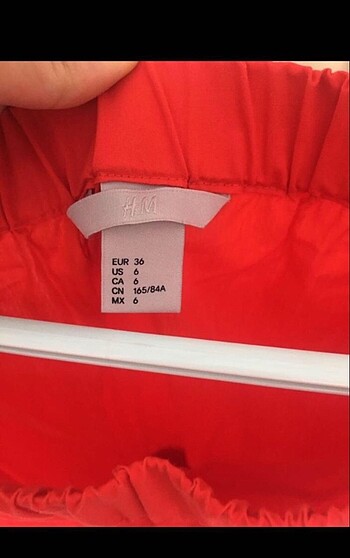 H&M Hm kırmızı elbise