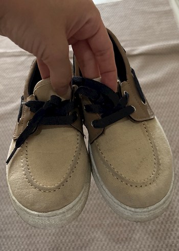 Bej Süet Bağcıklı Kadın Sneaker - Görsel 2