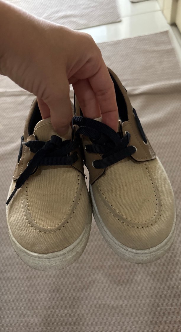 Bej Süet Bağcıklı Kadın Sneaker - Görsel 2