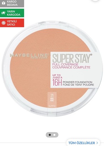 Maybelline Super Stay Pudra - Görsel 2