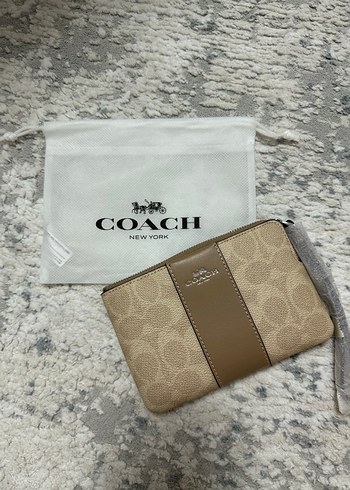 Beden Bej Kadın Deri Cüzdan Coach