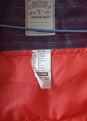 Decathlon Dekatlon mont kız çocuğu 