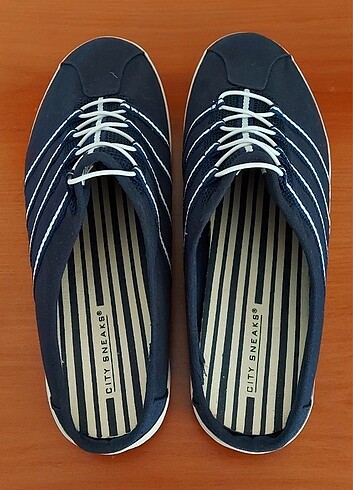 Skechers Terlik görünumlu city sneaks