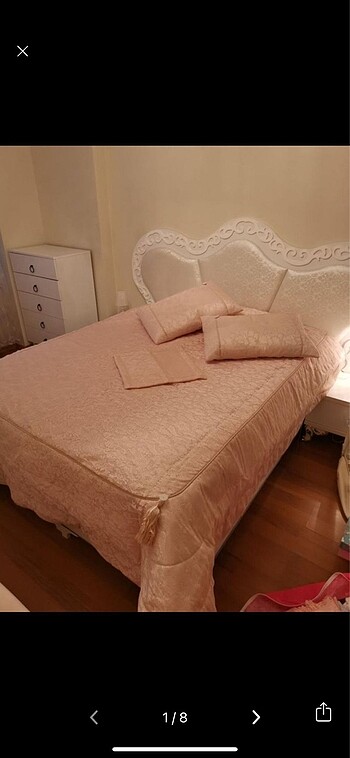 Karaca Home Belinda Pudra Renk Çift Kişilik Yatak Örtüsü