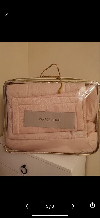 Karaca Home Belinda Pudra Renk Çift Kişilik Yatak Örtüsü - Görsel 4