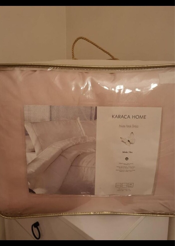 Karaca Home Belinda Pudra Renk Çift Kişilik Yatak Örtüsü - Görsel 3
