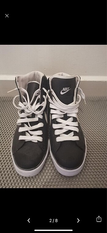 43 Beden Siyah Orjinal Nike Blazer Modeli 43 numara