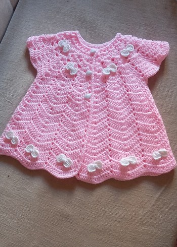 Diğer Kız Çocuk Pembe Örgü yelek