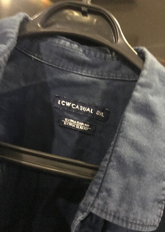 Lcw lacivert erkek gömleği - Görsel 4