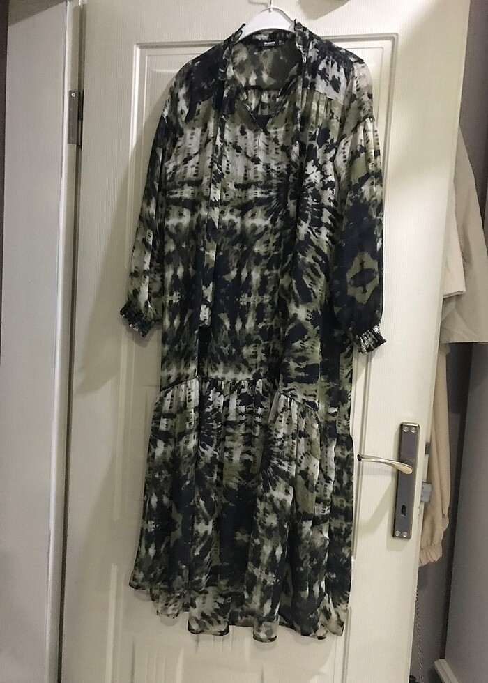 Şifon içlikli tunik elbise - Görsel 2