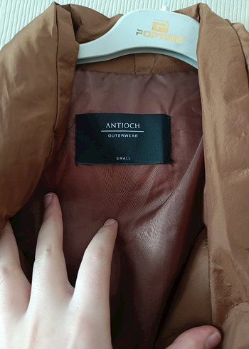 Kahverengi Kadın Midi Kışlık Mont geniş kalıp xl bile olur - Görsel 3