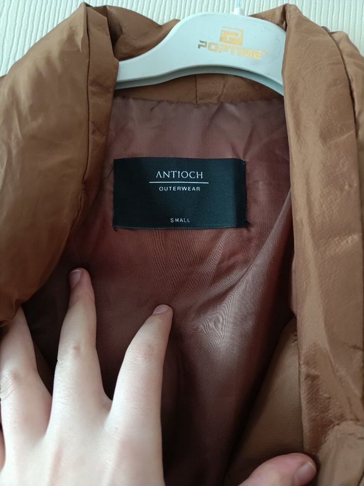 Kahverengi Kadın Midi Kışlık Mont geniş kalıp xl bile olur - Görsel 3