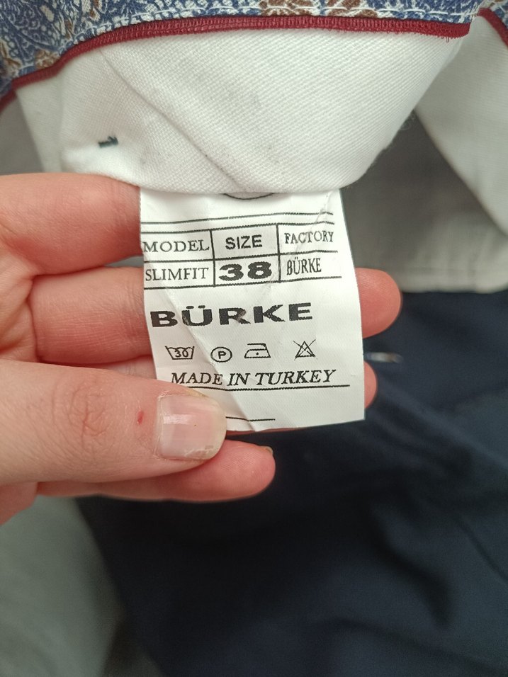 Burke Slimfit Erkek pantolon 38 Numara - Görsel 2
