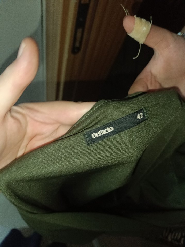 Uzun Kollu Yeşil Midi Elbise - Görsel 3