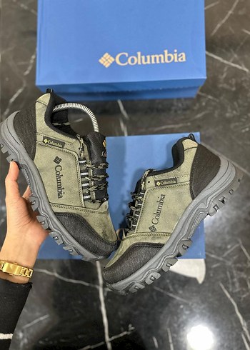 Columbia Erkek Gri Kamuflaj Outdoor Spor Ayakkabi